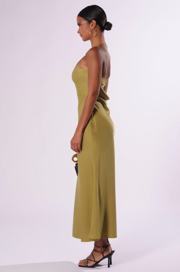 BEST GUEST SATIN MAXI DRESS Sale