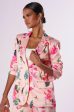 BLOSSOM SATIN BLAZER For Discount