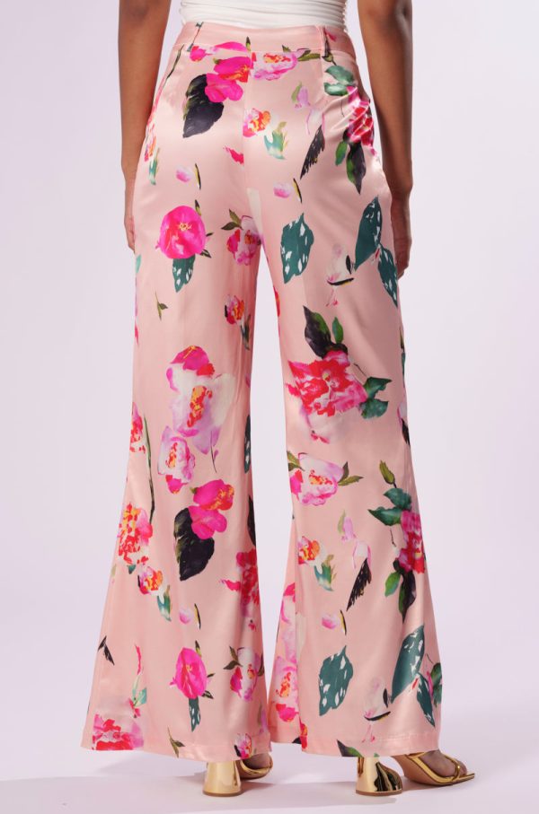 BLOSSOM SATIN TROUSERS Online Hot Sale