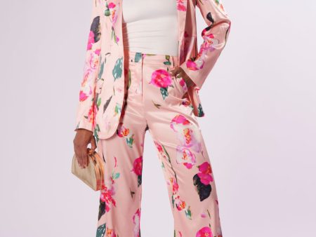 BLOSSOM SATIN TROUSERS Online Hot Sale