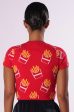 FRY LOVERS KNIT TEE on Sale