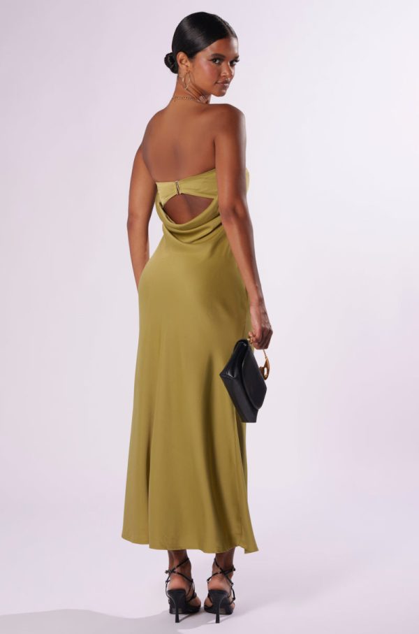 BEST GUEST SATIN MAXI DRESS Sale