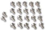 Moroso Chevrolet Small Block Oldsmobile (w Multi-Piece Gaskets) Oil Pan Bolts - Set of 18 For Sale