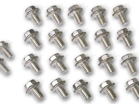 Moroso Chevrolet Small Block Oldsmobile (w Multi-Piece Gaskets) Oil Pan Bolts - Set of 18 For Sale