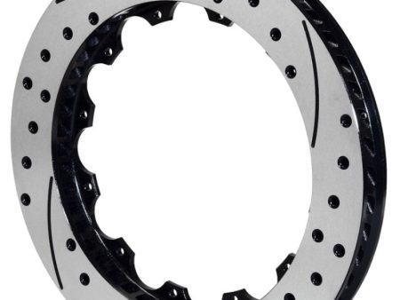 Wilwood Rotor GT Curved Vane Rotor Spec-37 Iron 72 CV 12 x 8.75 Left Hand Side Online Hot Sale