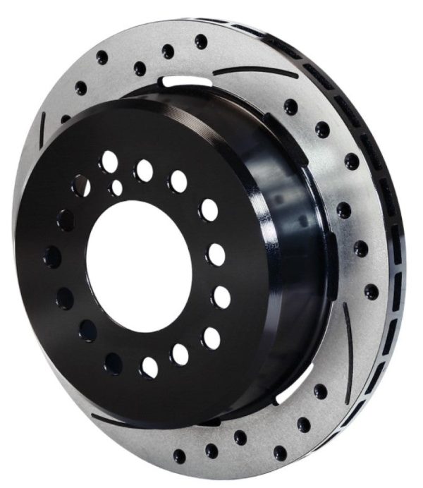 Wilwood Rotor-1.91in Offset-SRP-BLK-Drill-RH 11.00 x .810 - 5 Lug For Sale