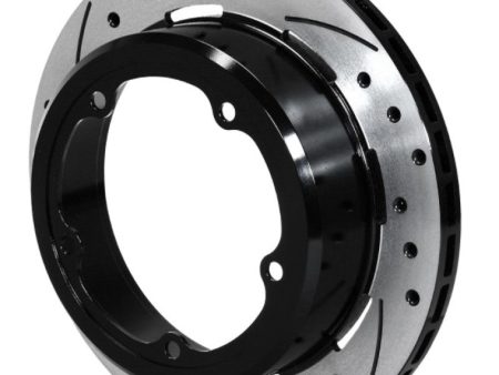 Wilwood Rotor-1.91in Offset-SRP-BLK-Drill-LH 11.00 x .810 - 5 x 5.75in Floater For Sale