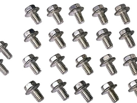 Moroso Chevrolet Small Block Oldsmobile Self Locking Oil Pan Bolts - Set of 18 Fashion