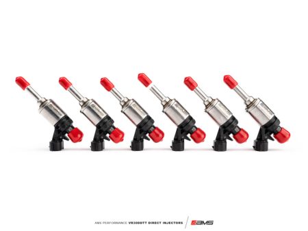 AMS Performance VR30DDTT Stage 2 Direct Injectors (Set of 6) For Sale